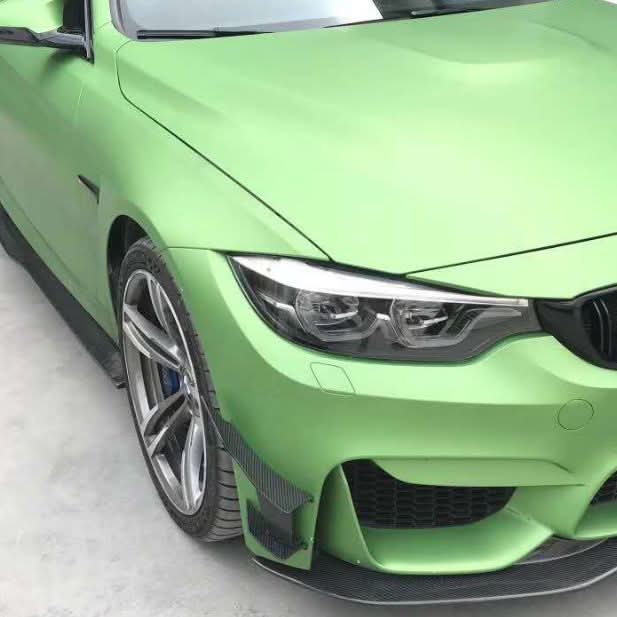 MAD Style Carbon Fibre Front Canards for BMW F80 M3 F82 F83 M4 14-20 - Carbon Factory