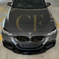 MAD Style Gloss Black Front Splitter for BMW F30 F31 3 Series M Sport 12-19-Carbon Factory