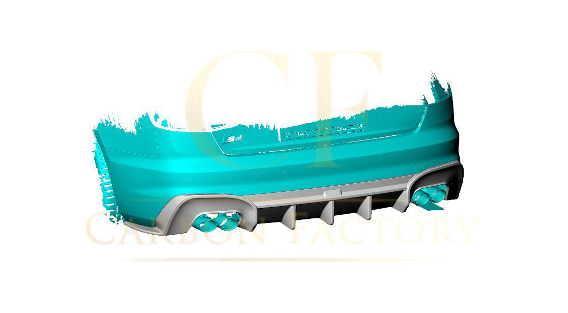 MAD Style Pre-Preg Carbon Fibre Rear Diffuser for Audi A4 B9 S Line & S4 19-22-Carbon Factory