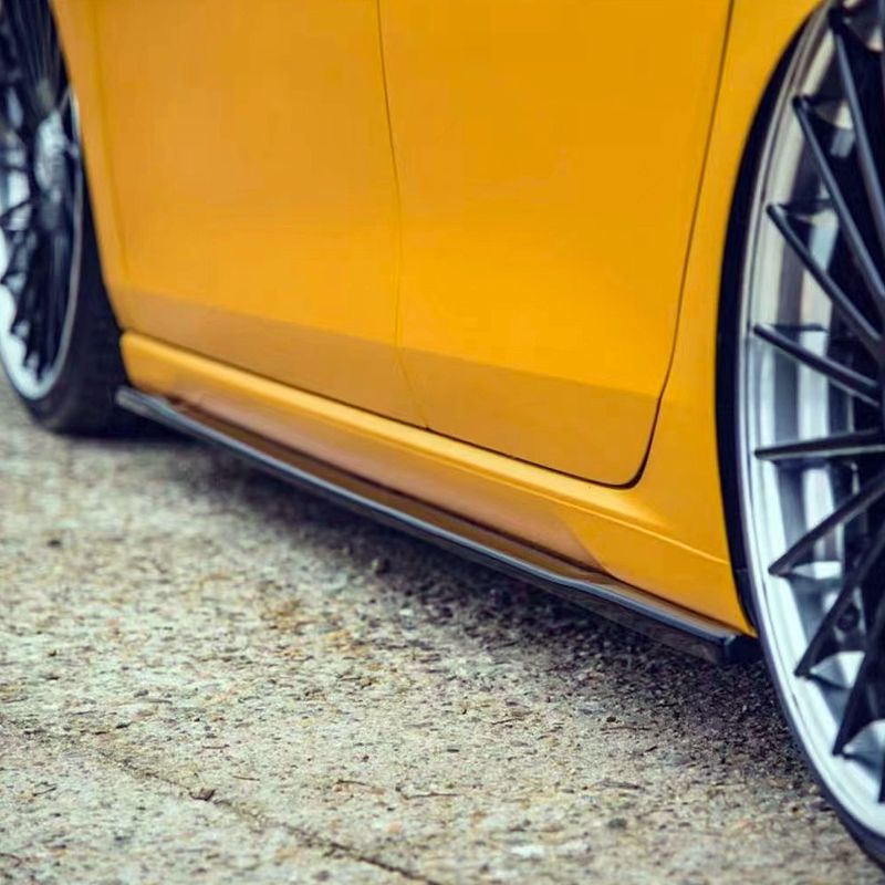 MAX Style Gloss Black Side Skirts for VW Golf MK8 21-23-Carbon Factory
