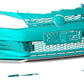 MK Style Carbon Fibre Front Splitter for VW Golf MK7.5 GTI 18-20-Carbon Factory