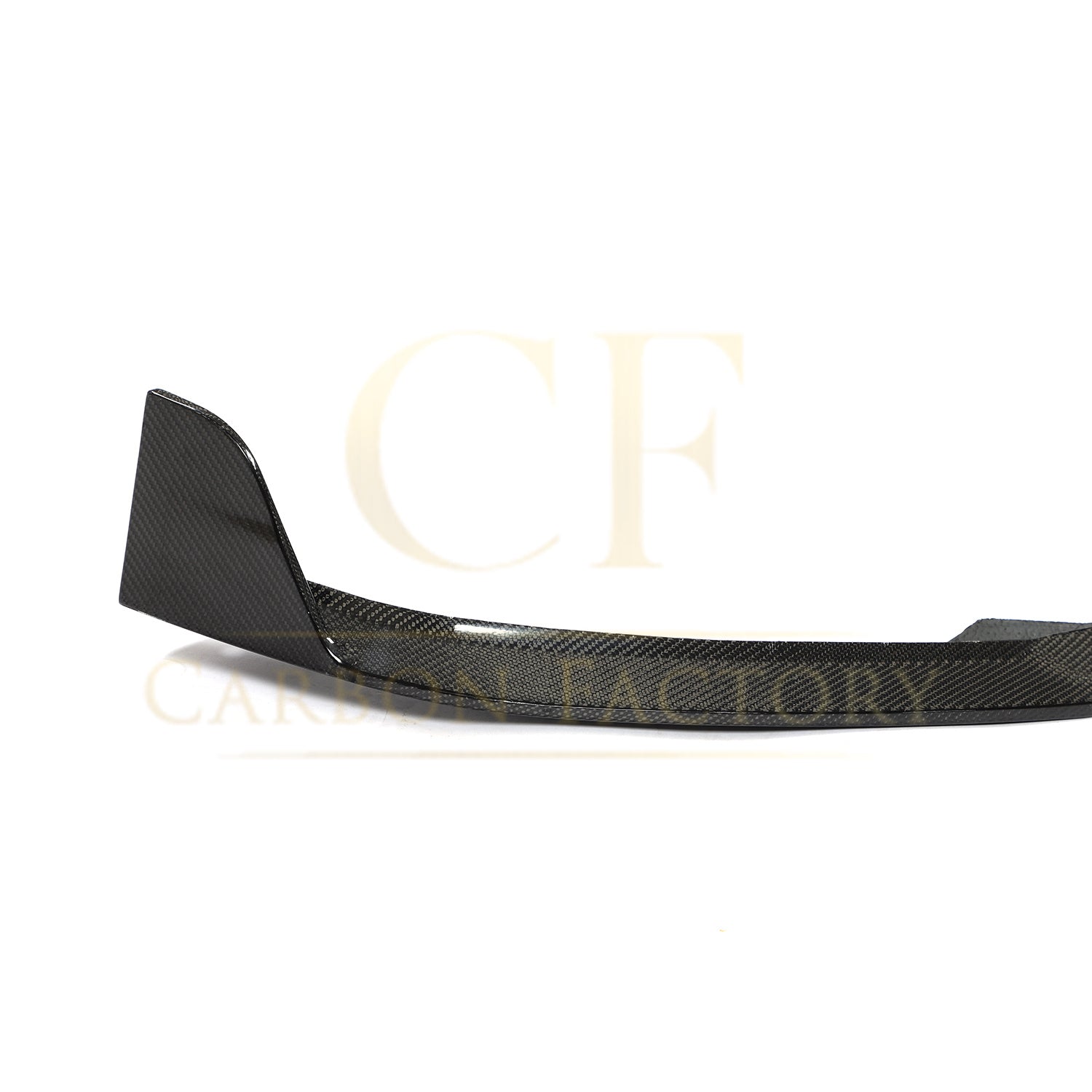 MK Style Carbon Fibre Front Splitter for VW Golf MK7.5 GTI 18-20-Carbon Factory