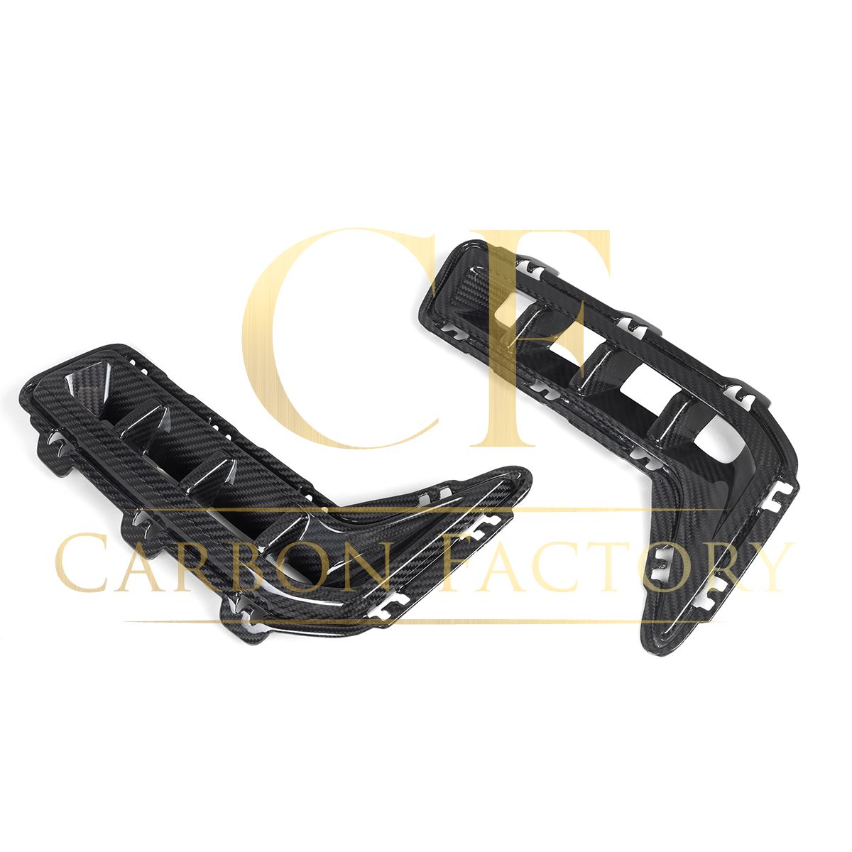 MP 2 Style Pre-Preg Carbon Fibre Front Vents for BMW G05 X5 LCI 23-25-Carbon Factory