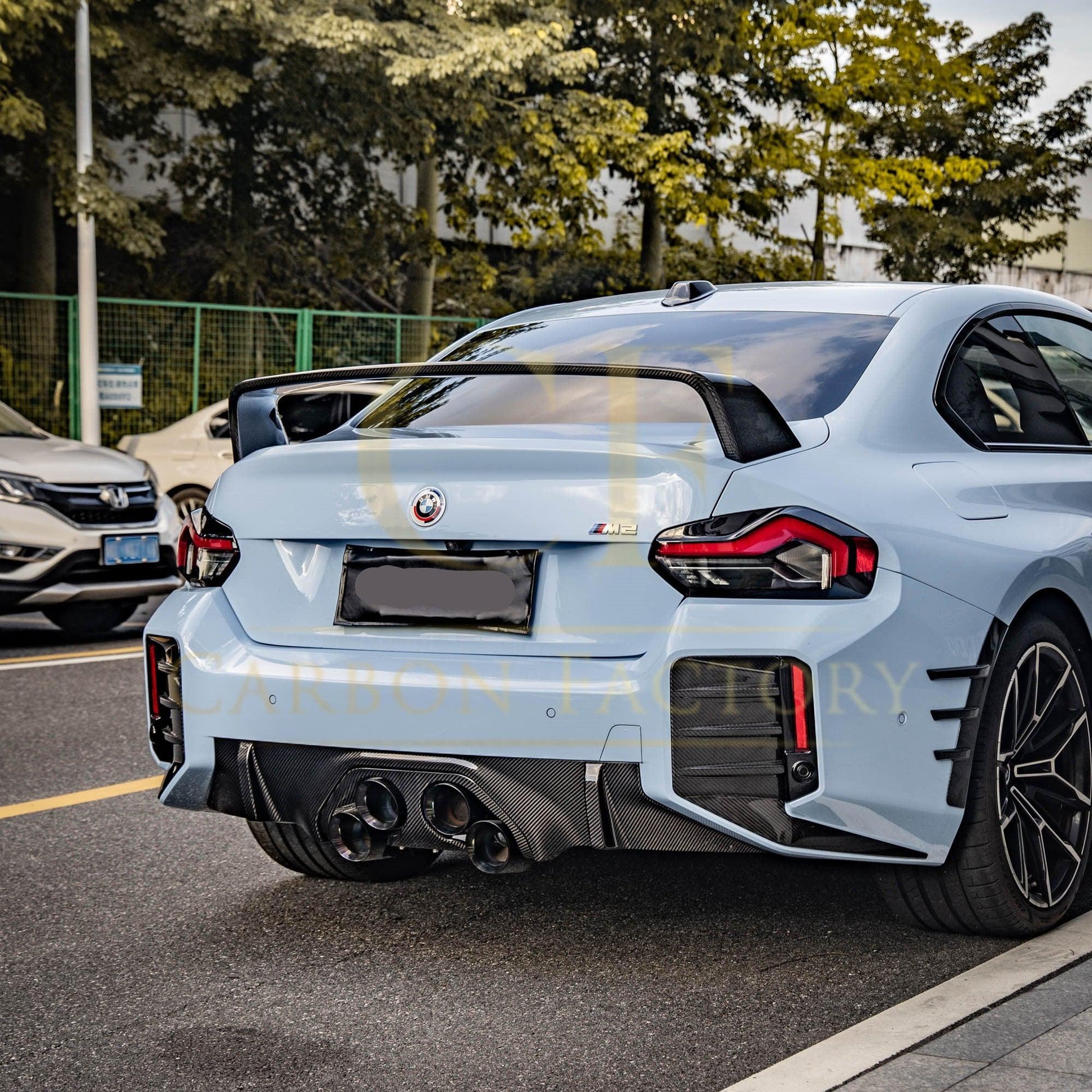 MP Style 2 Pre-Preg Carbon Fibre Boot Spoiler for BMW G87 M2 G42 2 Series 23-Present-Carbon Factory