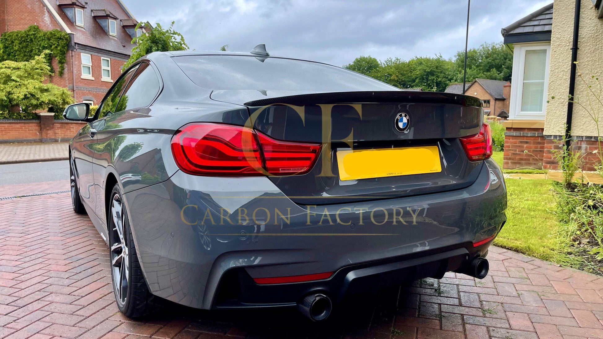 MP Style Carbon Fibre Boot Spoiler for BMW 4 Series F32 Coupe 14-20-Carbon Factory