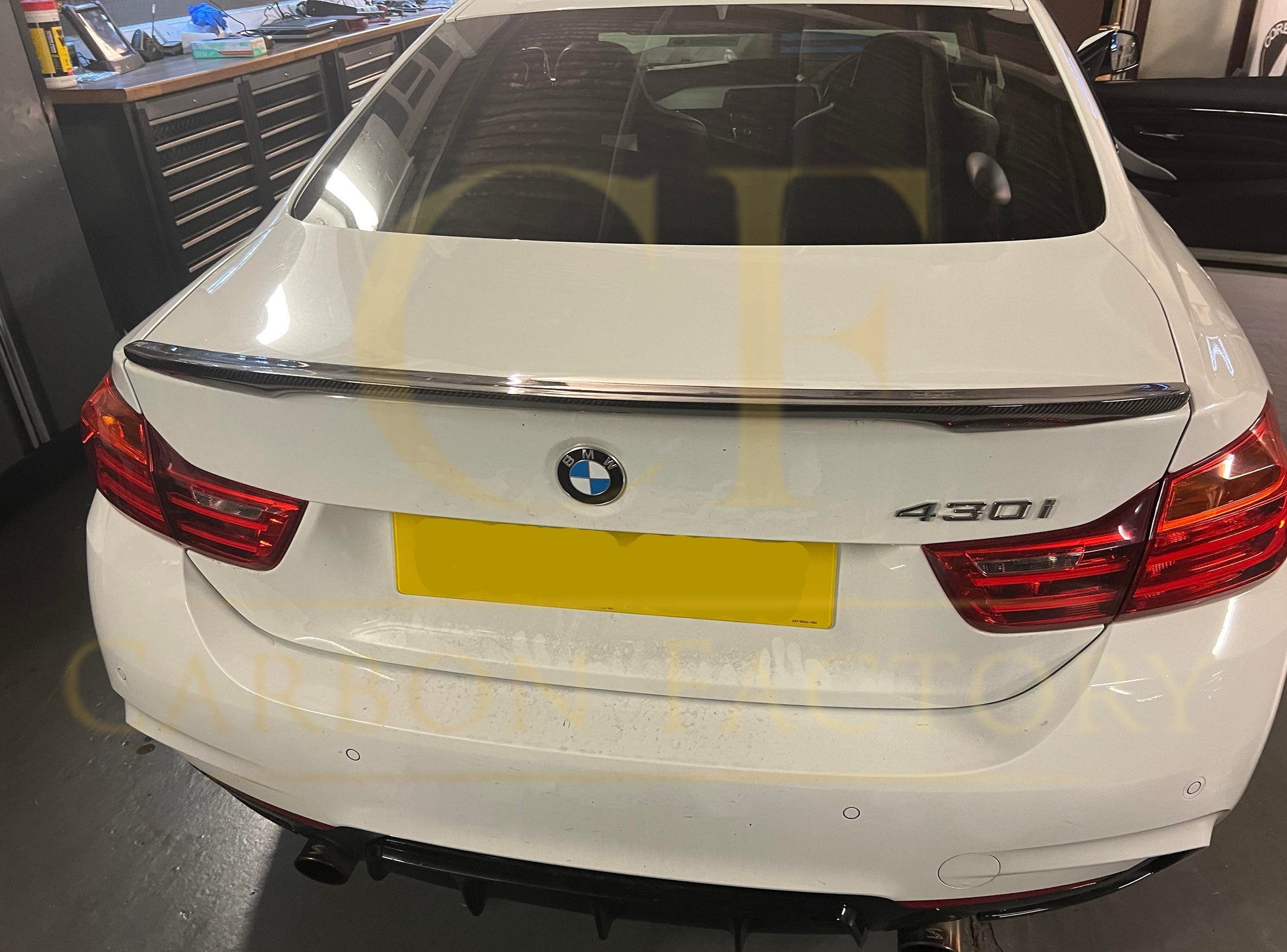 MP Style Carbon Fibre Boot Spoiler for BMW 4 Series F32 Coupe 14-20-Carbon Factory