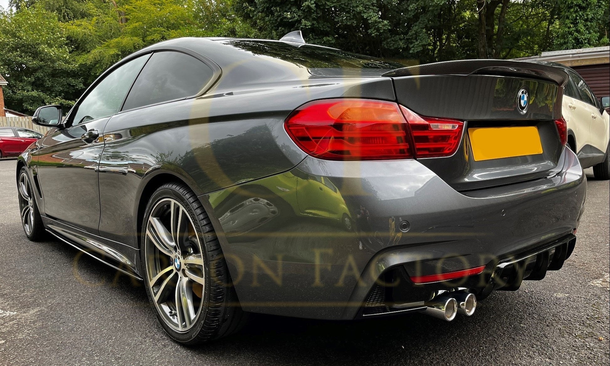 MP Style Carbon Fibre Boot Spoiler for BMW 4 Series F32 Coupe 14-20-Carbon Factory