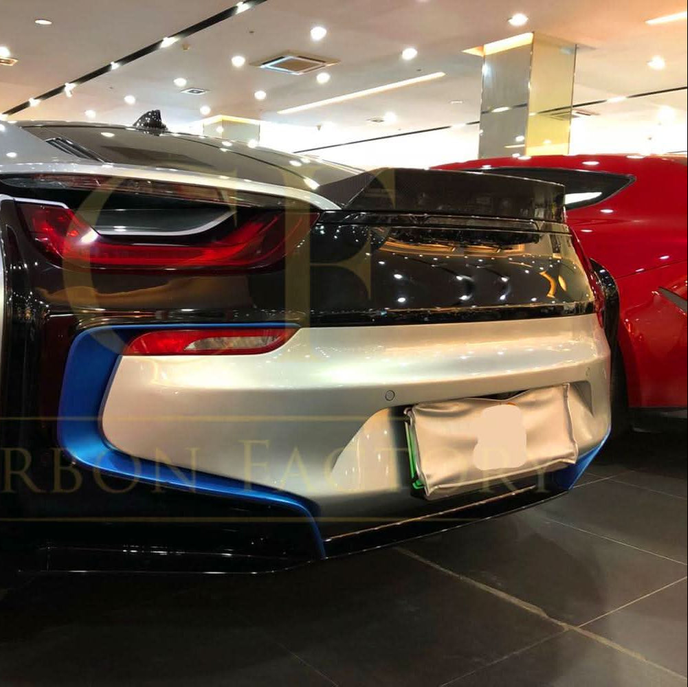 MP Style Carbon Fibre Boot Spoiler for BMW i8 14-18 - Carbon Factory