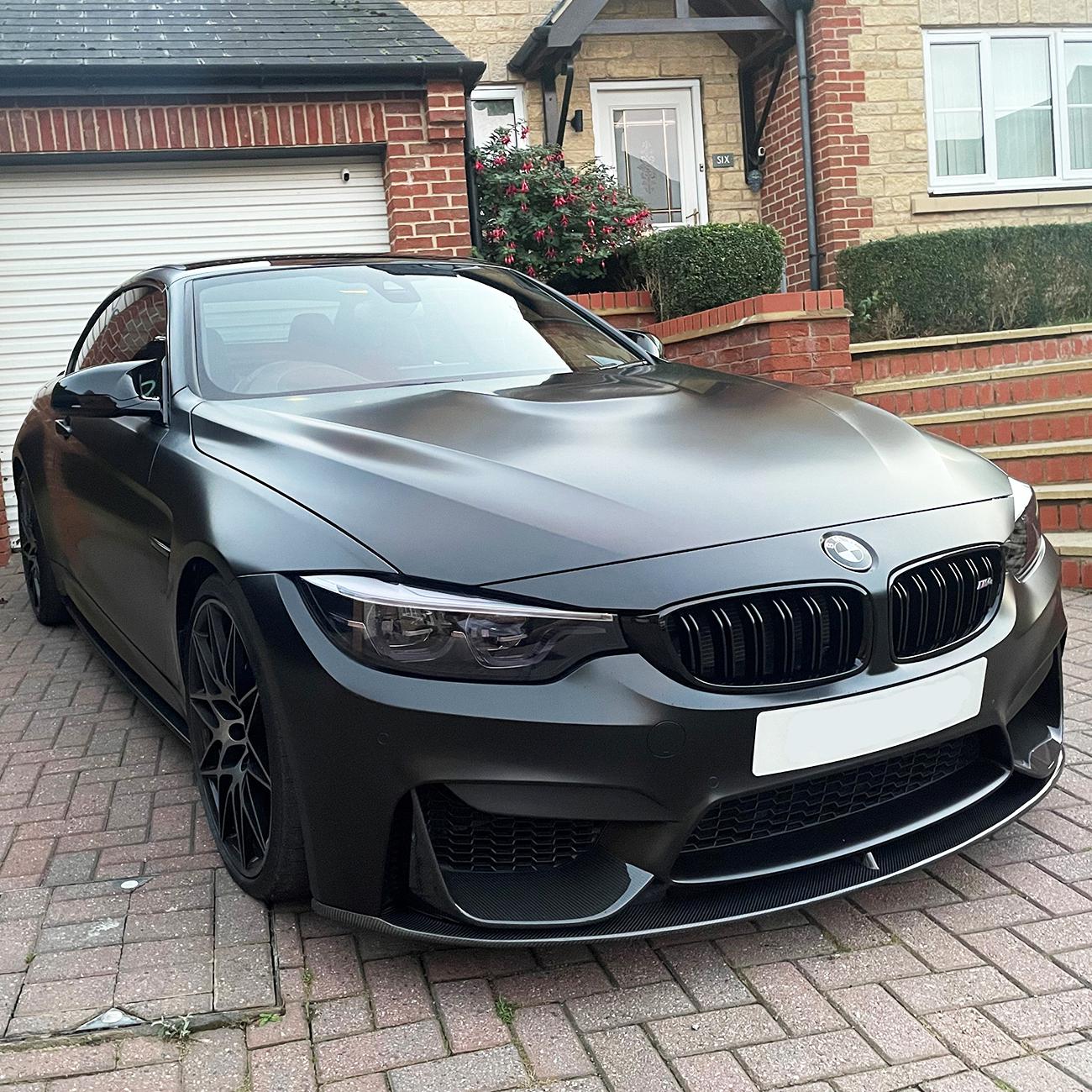 MP Style Carbon Fibre Front Splitter 3 Pieces Design for BMW F80 M3 F82 F83 M4 14-20-Carbon Factory