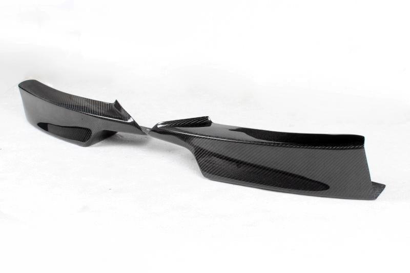MP Style Carbon Fibre Front Splitter Covers for BMW F30 F31 3 Series M Sport 12-19-Carbon Factory