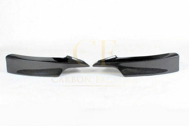 MP Style Carbon Fibre Front Splitter Covers for BMW F30 F31 3 Series M Sport 12-19-Carbon Factory