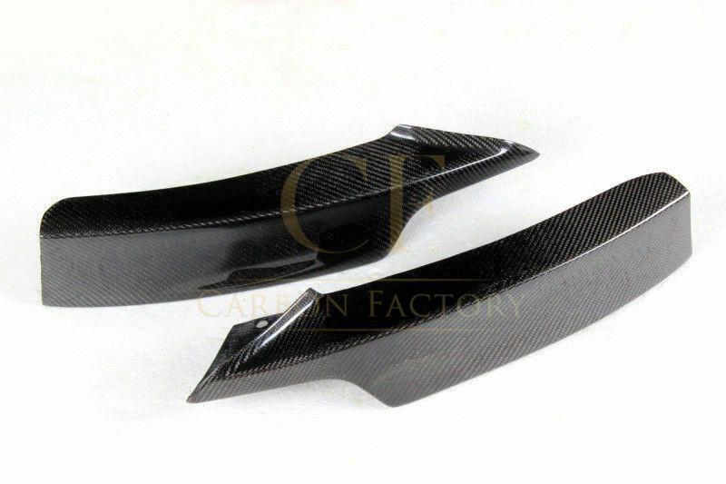 MP Style Carbon Fibre Front Splitter Covers for BMW F30 F31 3 Series M Sport 12-19-Carbon Factory