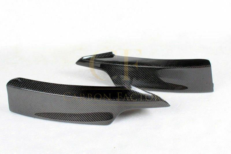 MP Style Carbon Fibre Front Splitter Covers for BMW F30 F31 3 Series M Sport 12-19-Carbon Factory