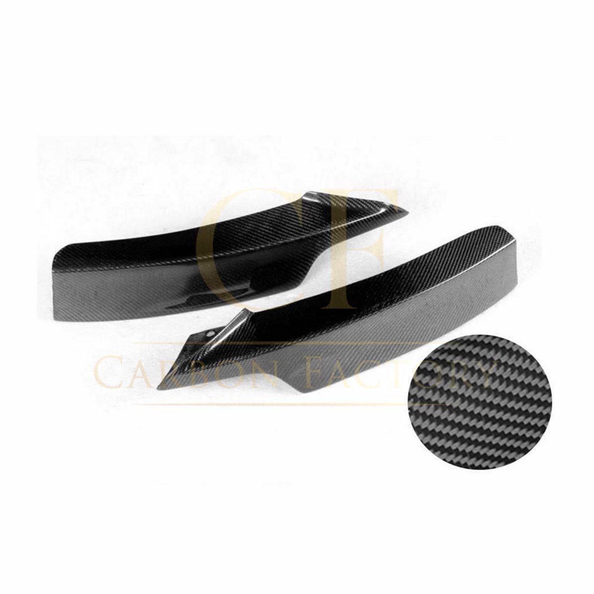 MP Style Carbon Fibre Front Splitter Covers for BMW F30 F31 3 Series M Sport 12-19-Carbon Factory