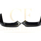 MP Style Carbon Fibre Front Splitter Covers for BMW F80 M3 F82 F83 M4 14-20-Carbon Factory