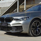 MP Style Carbon Fibre Front Splitter Covers for BMW F90 M5 Pre-LCI 17-20-Carbon Factory