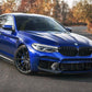 MP Style Carbon Fibre Front Splitter Covers for BMW F90 M5 Pre-LCI 17-20-Carbon Factory