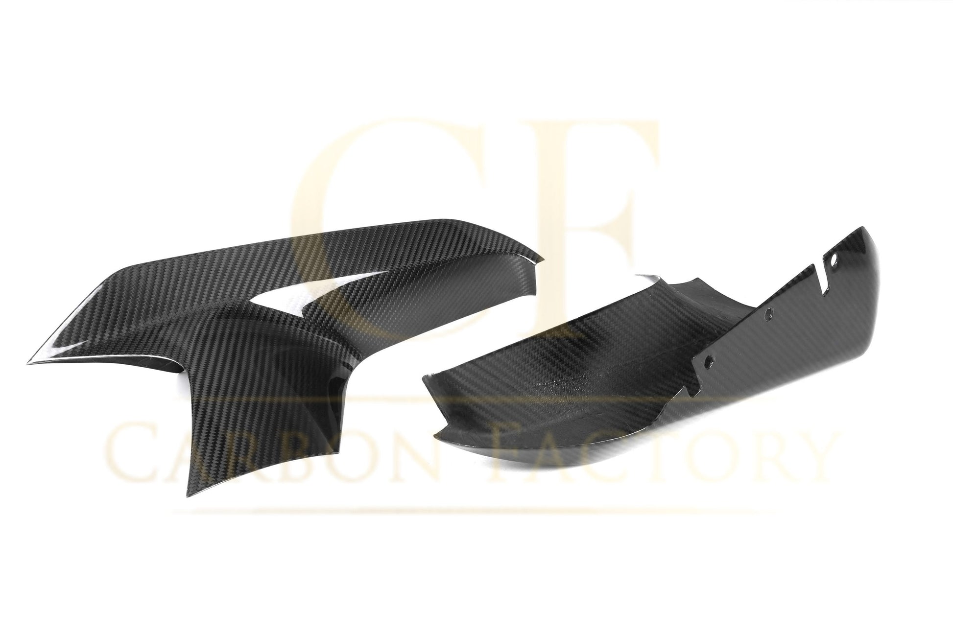 MP Style Carbon Fibre Front Splitter Covers for BMW F90 M5 Pre-LCI 17-20-Carbon Factory