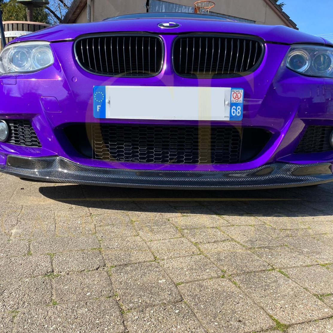 MP Style Carbon Fibre Front Splitter for BMW 3 Series E92 E93 LCI 10-13 - Carbon Factory