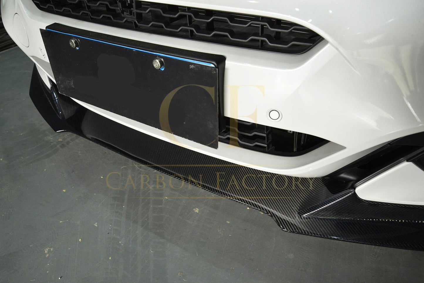 MP Style Carbon Fibre Front Splitter for BMW F16 X6 14-18-Carbon Factory