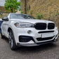 MP Style Carbon Fibre Front Splitter for BMW F16 X6 14-18-Carbon Factory