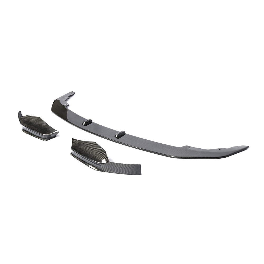 MP Style Carbon Fibre Front Splitter for BMW F20 1 Series M Sport Saloon model 19-20-Carbon Factory