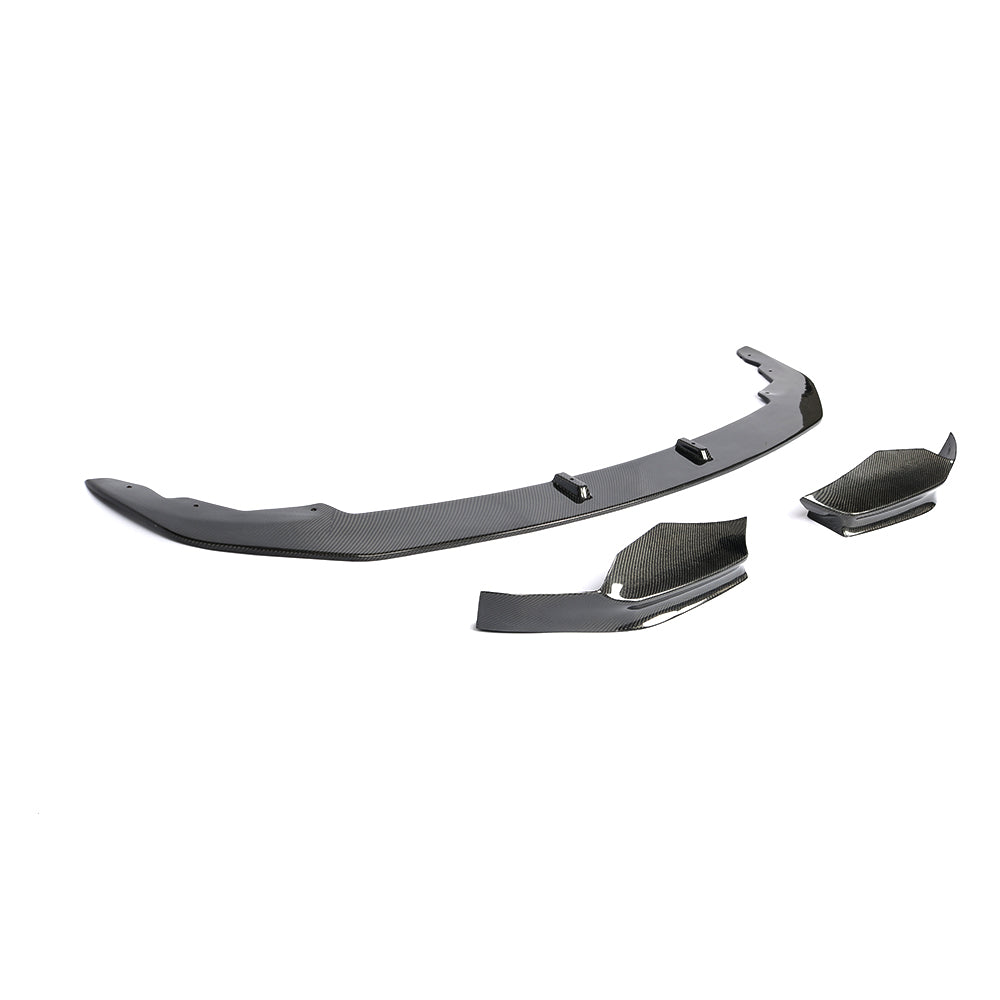 MP Style Carbon Fibre Front Splitter for BMW F20 1 Series M Sport Saloon model 19-20-Carbon Factory