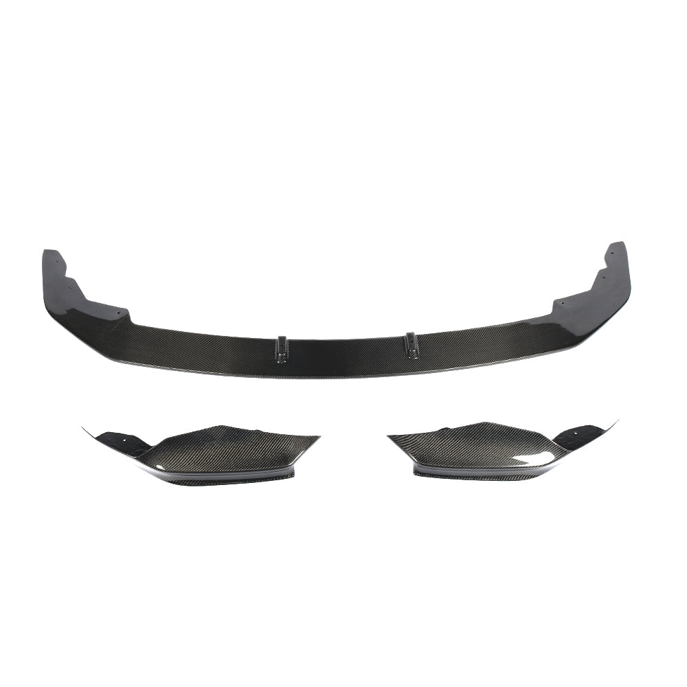 MP Style Carbon Fibre Front Splitter for BMW F20 1 Series M Sport Saloon model 19-20-Carbon Factory