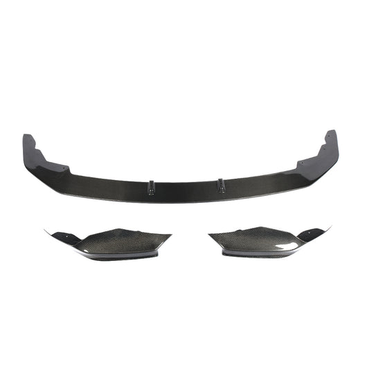 MP Style Carbon Fibre Front Splitter for BMW F20 1 Series M Sport Saloon model 19-20-Carbon Factory