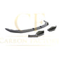 MP Style Carbon Fibre Front Splitter for BMW F20 1 Series Saloon Sport 19-20-Carbon Factory