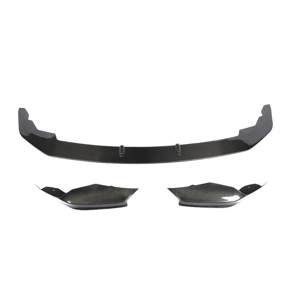 MP Style Carbon Fibre Front Splitter for BMW F20 1 Series Saloon Sport 19-20-Carbon Factory
