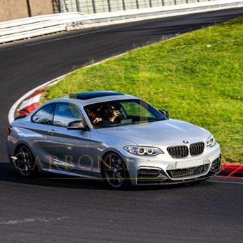 MP Style Carbon Fibre Front Splitter for BMW F22 2 Series M Sport 14-21-Carbon Factory