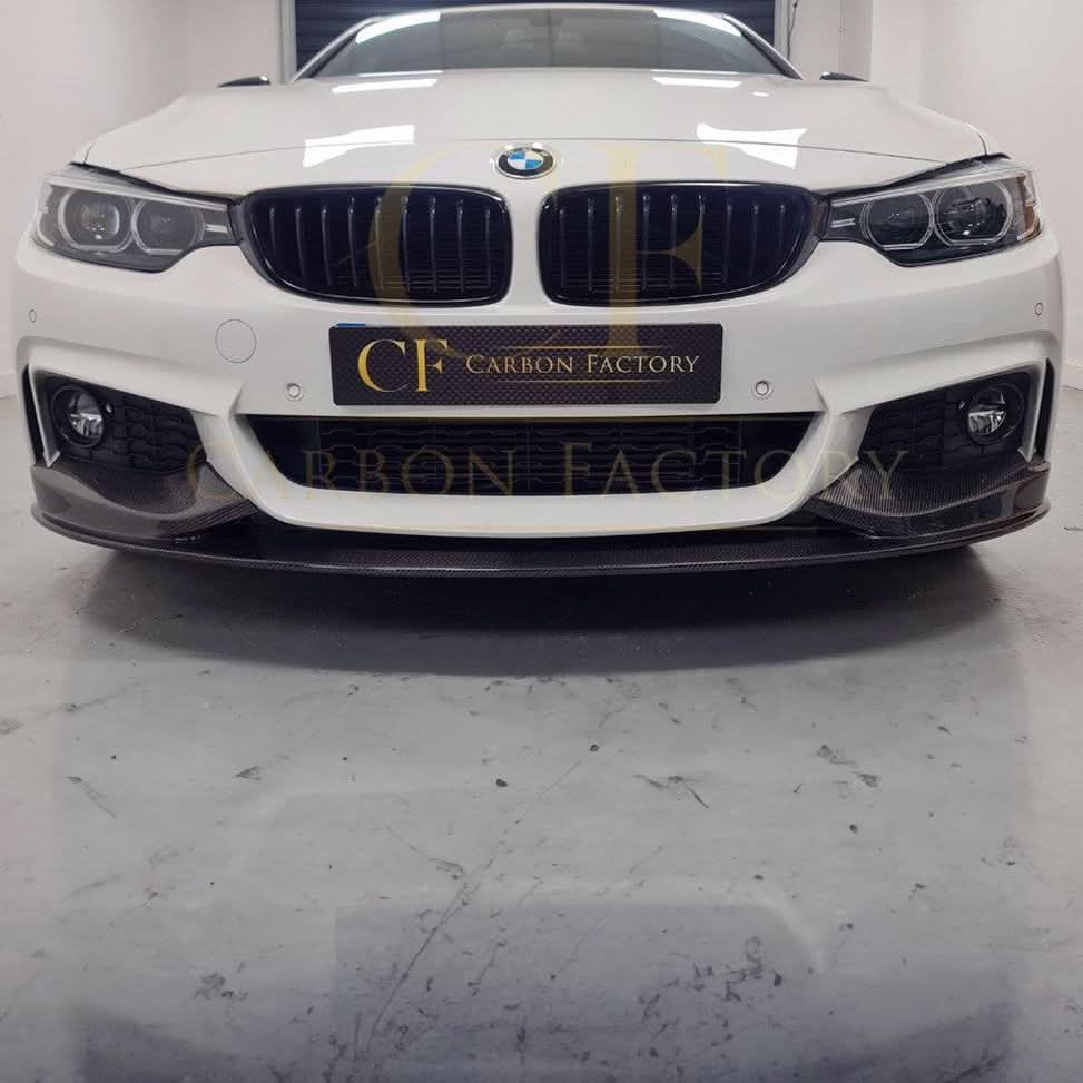 MP Style Carbon Fibre Front Splitter for BMW F32 F33 F36 4 Series 14-20 - Carbon Factory