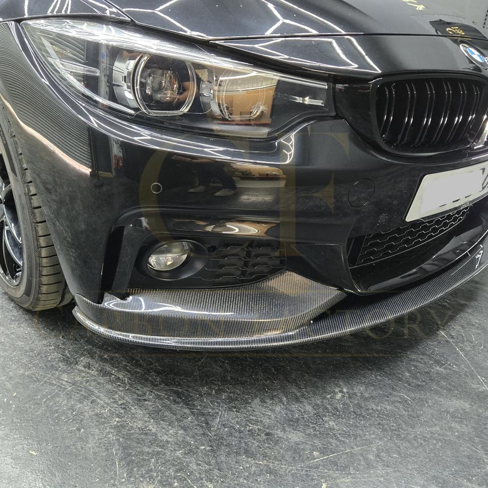 MP Style Carbon Fibre Front Splitter for BMW F32 F33 F36 4 Series 14-20 - Carbon Factory