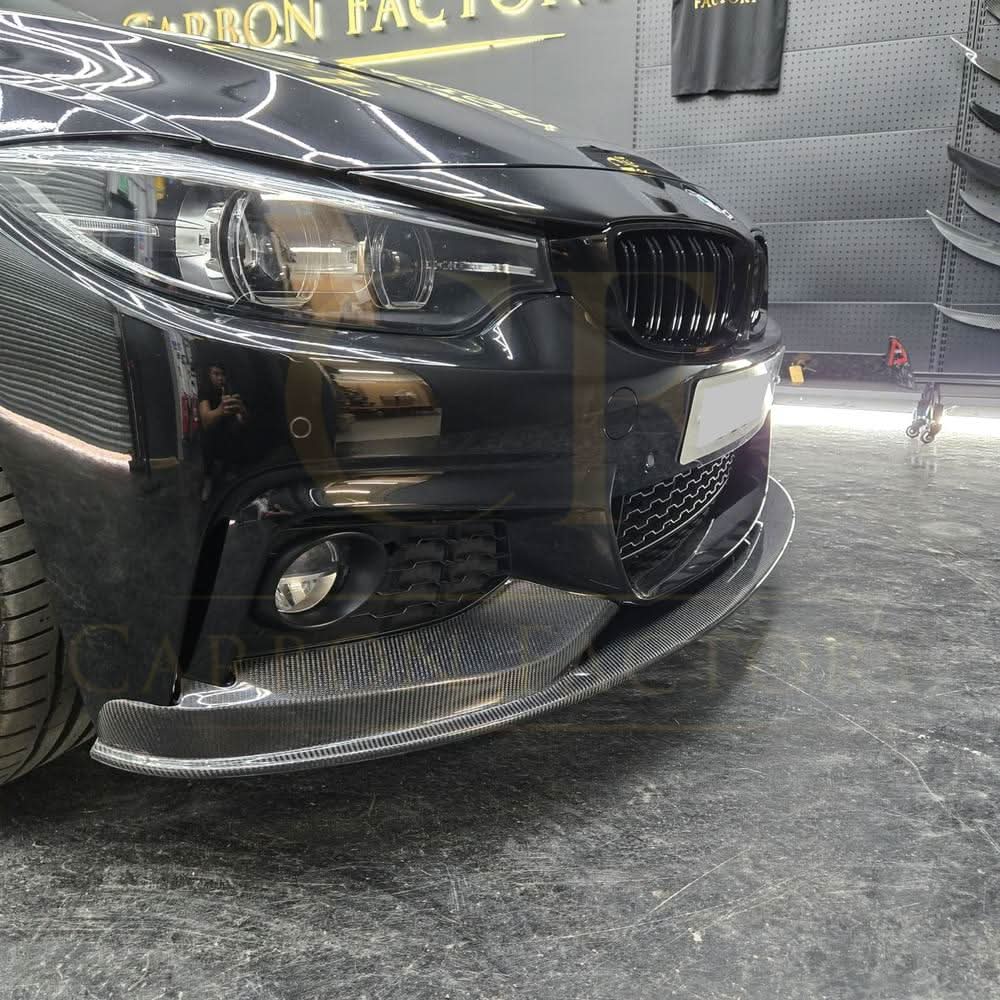MP Style Carbon Fibre Front Splitter for BMW F32 F33 F36 4 Series 14-20 - Carbon Factory