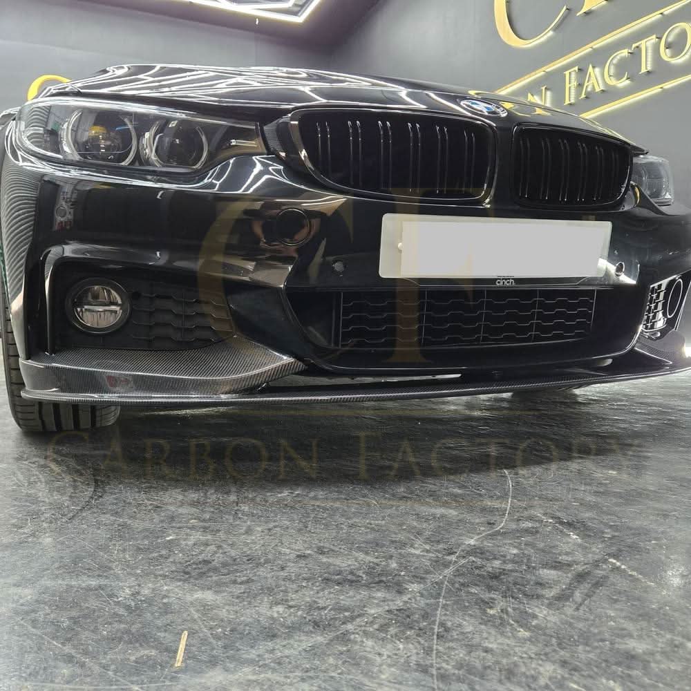 MP Style Carbon Fibre Front Splitter for BMW F32 F33 F36 4 Series 14-20 - Carbon Factory