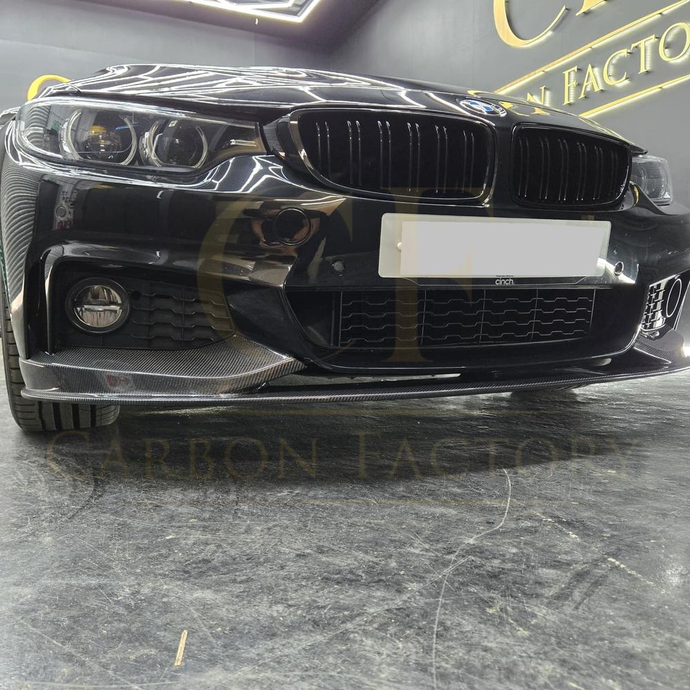 MP Style Carbon Fibre Front Splitter for BMW F32 F33 F36 4 Series 14-20 - Carbon Factory