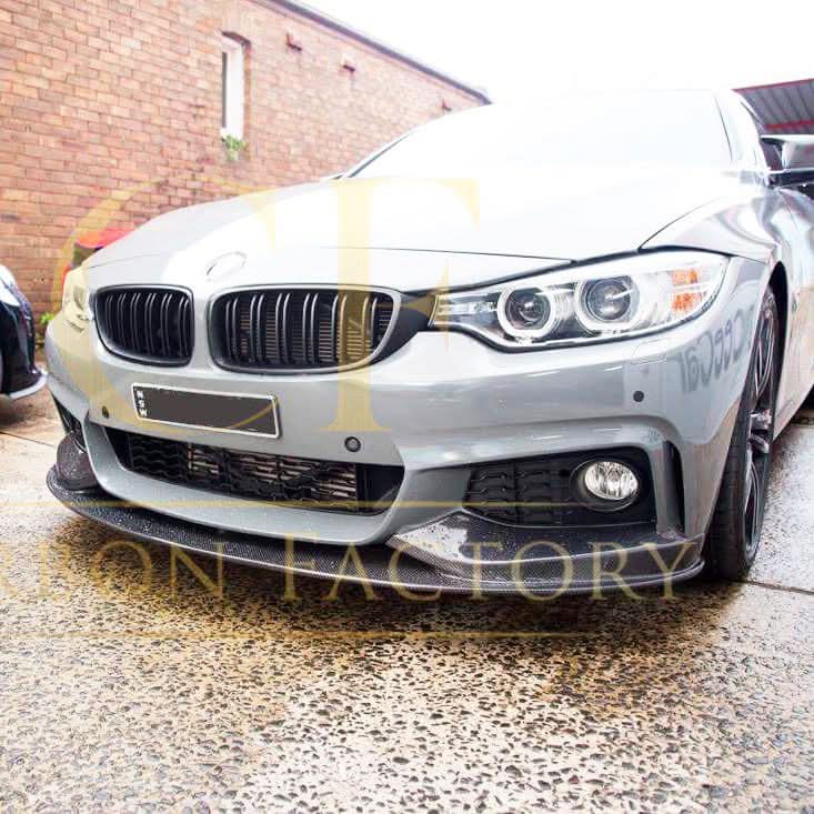 MP Style Carbon Fibre Front Splitter for BMW F32 F33 F36 4 Series 14-20 - Carbon Factory
