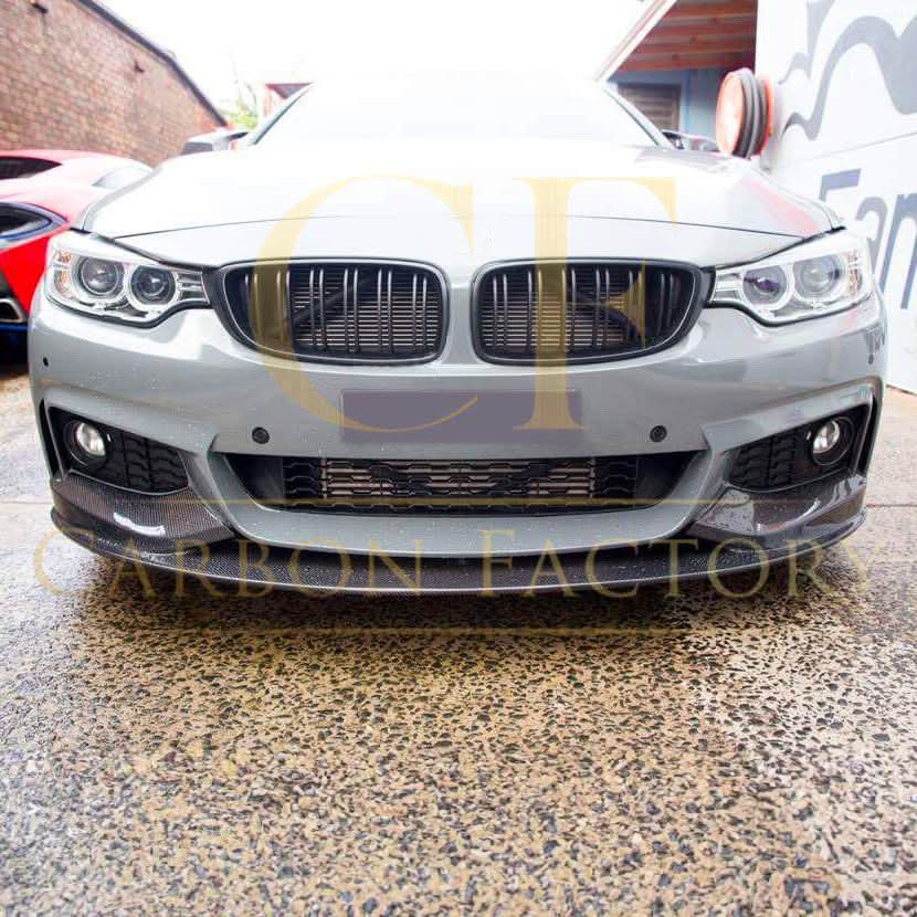 MP Style Carbon Fibre Front Splitter for BMW F32 F33 F36 4 Series 14-20 - Carbon Factory