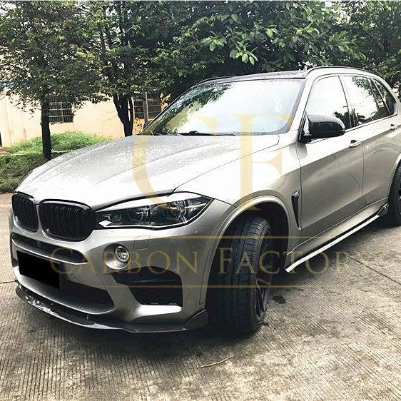 MP Style Carbon Fibre Front Splitter for BMW F85 X5M F86 X6M 16-Present - Carbon Factory
