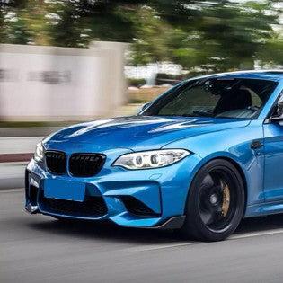 MP Style Carbon Fibre Front Splitter for BMW F87 M2 16-21-Carbon Factory