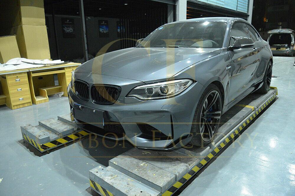 MP Style Carbon Fibre Front Splitter for BMW F87 M2 16-21-Carbon Factory