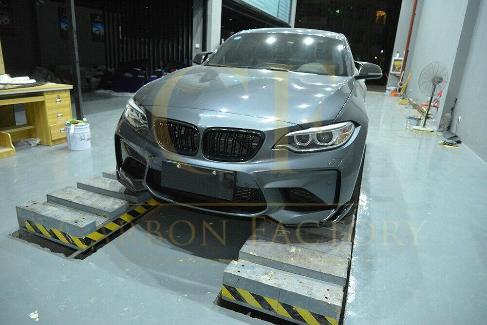 MP Style Carbon Fibre Front Splitter for BMW F87 M2 16-21-Carbon Factory
