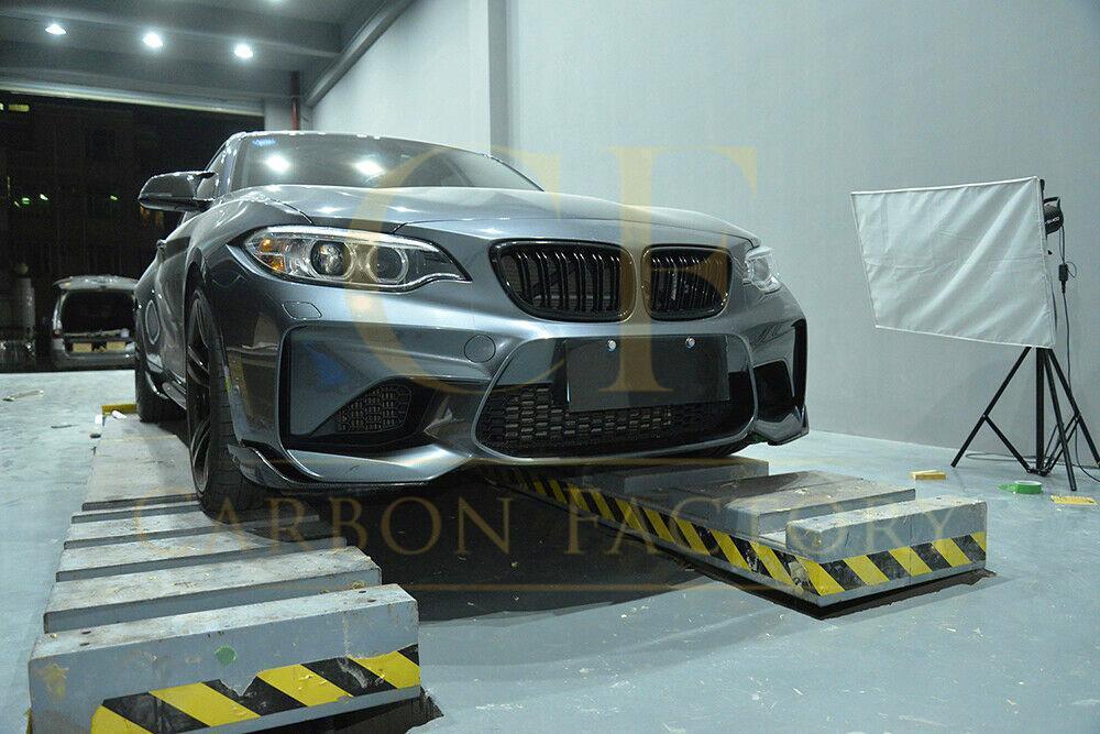 MP Style Carbon Fibre Front Splitter for BMW F87 M2 16-21-Carbon Factory