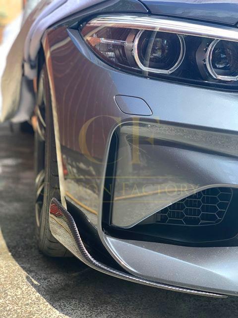 MP Style Carbon Fibre Front Splitter for BMW F87 M2 16-21-Carbon Factory