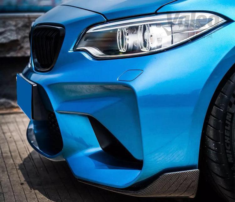 MP Style Carbon Fibre Front Splitter for BMW F87 M2 16-21-Carbon Factory