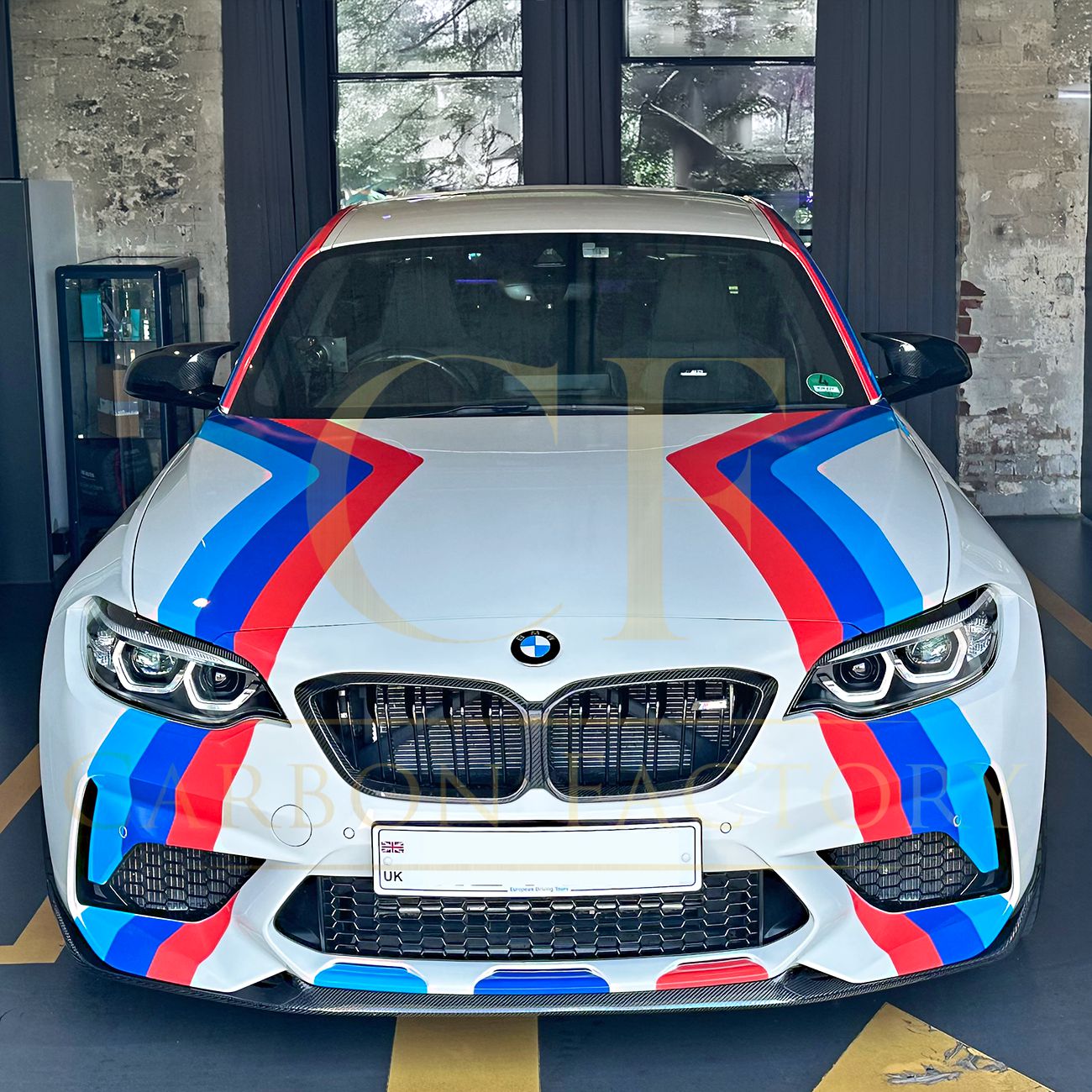 MP Style Carbon Fibre Front Splitter for BMW F87 M2C Competition 16-21-Carbon Factory