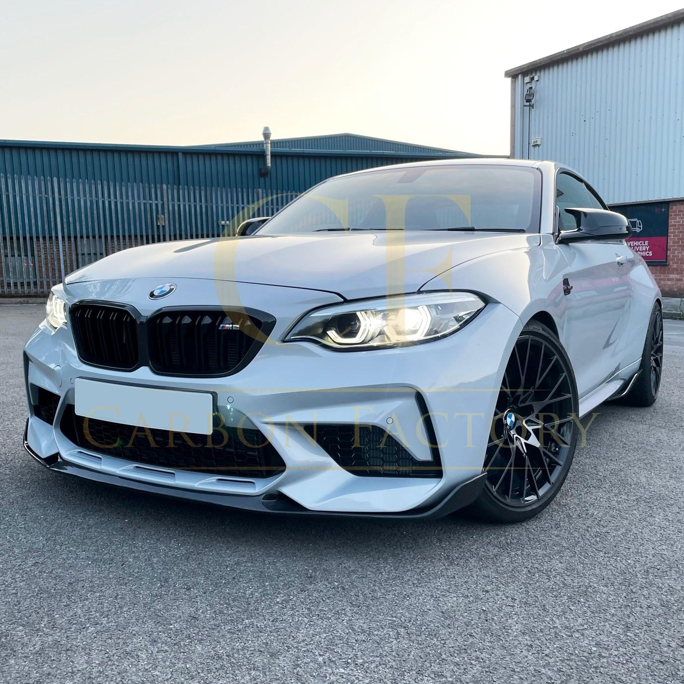 MP Style Carbon Fibre Front Splitter for BMW F87 M2C Competition 16-21-Carbon Factory