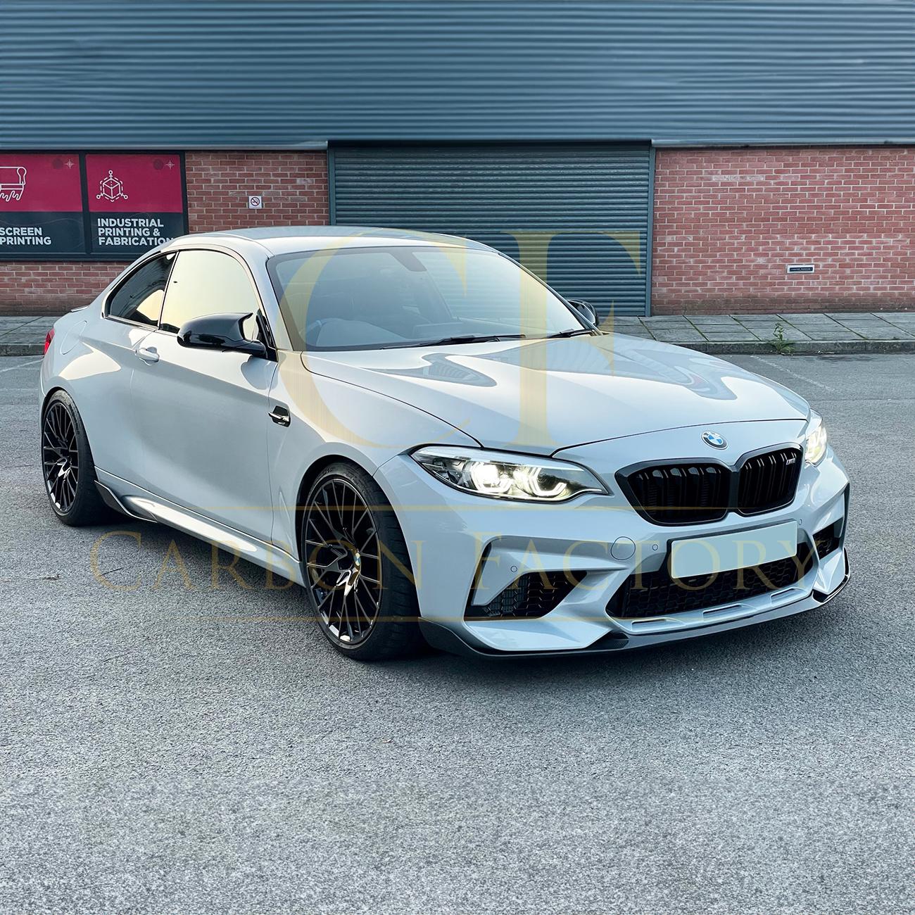 MP Style Carbon Fibre Front Splitter for BMW F87 M2C Competition 16-21-Carbon Factory