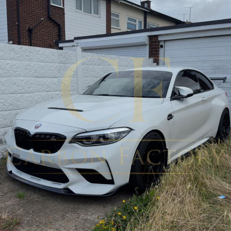 MP Style Carbon Fibre Front Splitter for BMW F87 M2C Competition 16-21-Carbon Factory